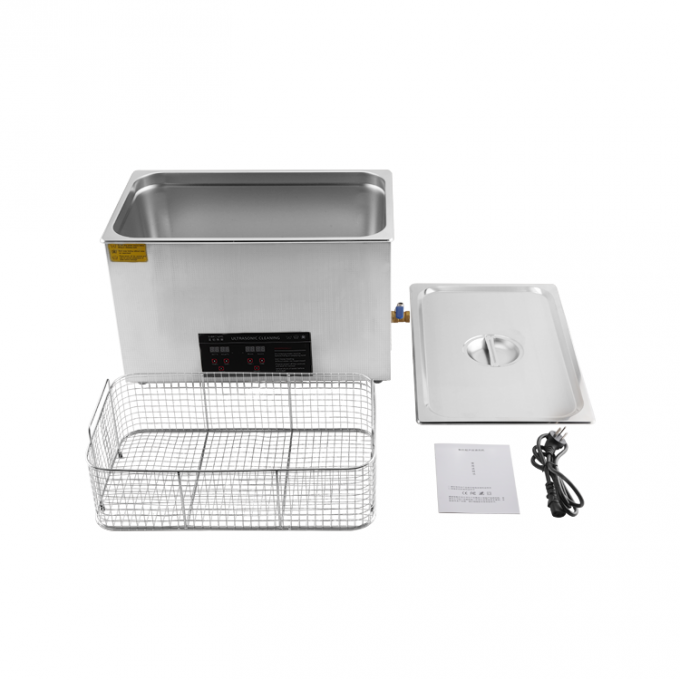 100W heated ultrasonic cleaner 30L Industrial For Wrench Tools 0